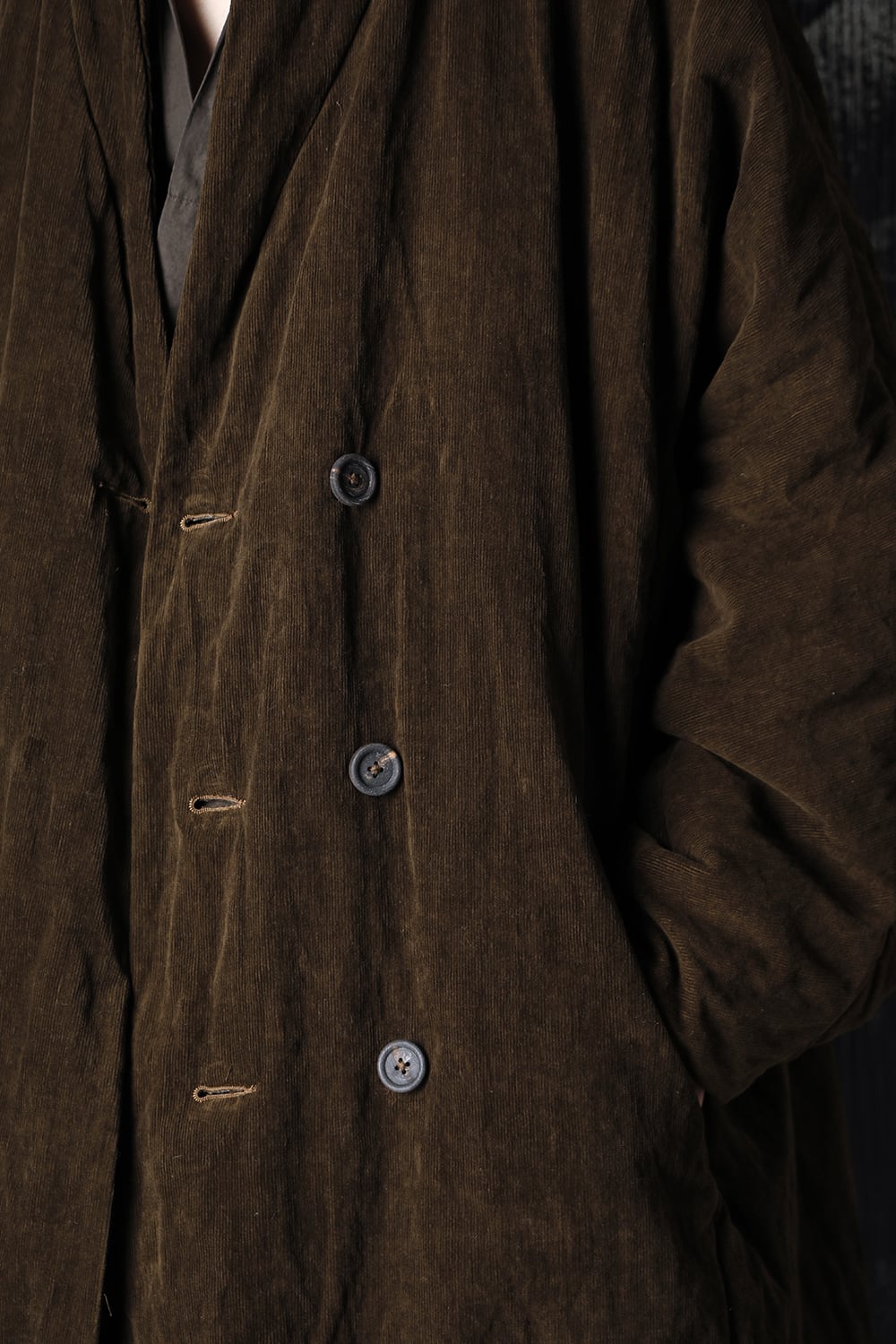 Corduroy Double Down Coat