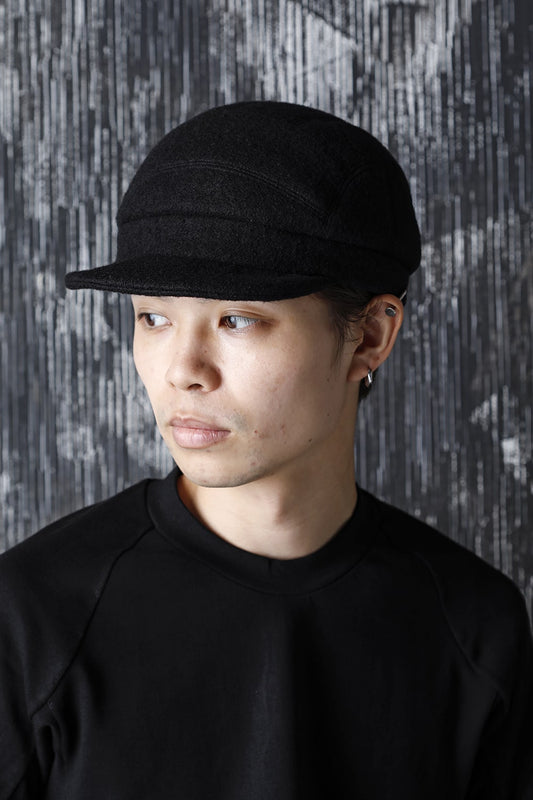 Jet Cap Wool Black