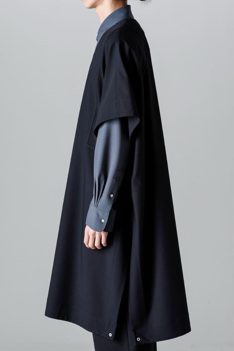 Pull Over Cape Cool Wool