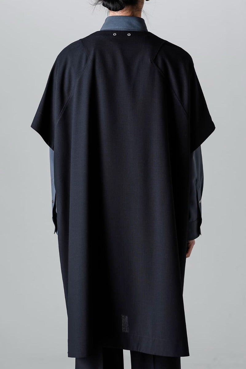 Pull Over Cape Cool Wool