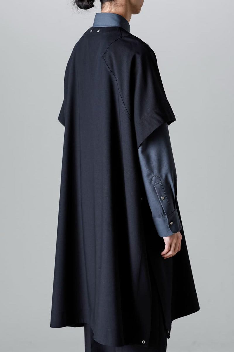 Pull Over Cape Cool Wool