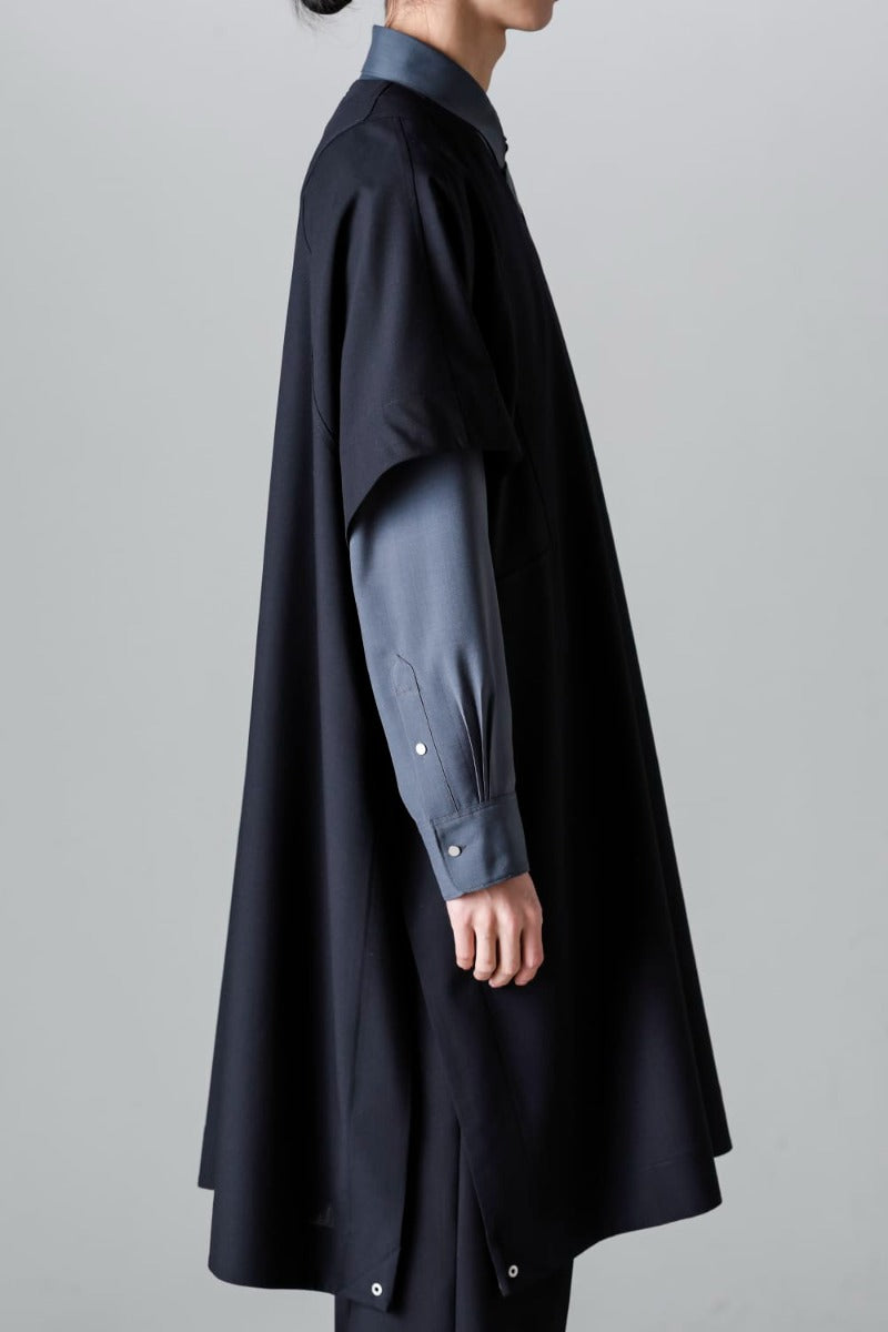 Pull Over Cape Cool Wool