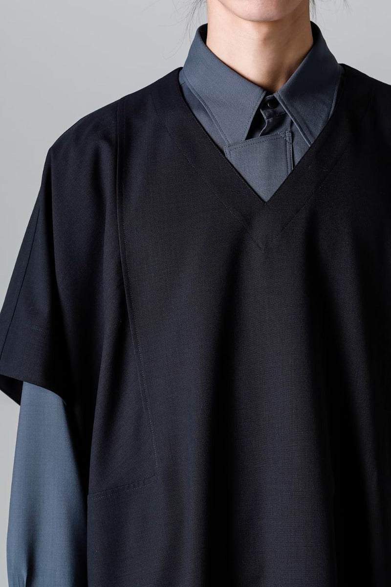 Pull Over Cape Cool Wool