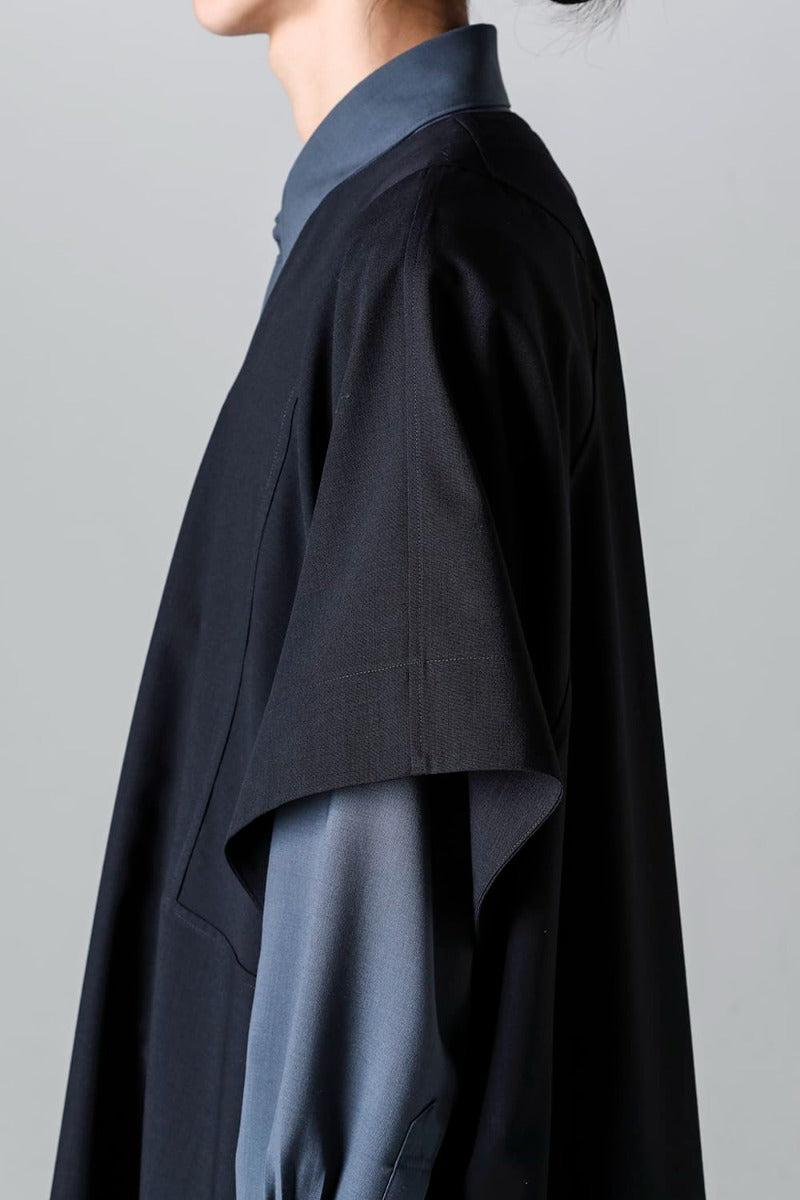 Pull Over Cape Cool Wool