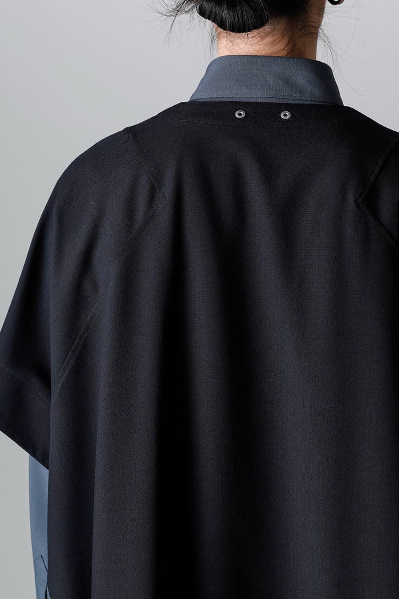 Pull Over Cape Cool Wool