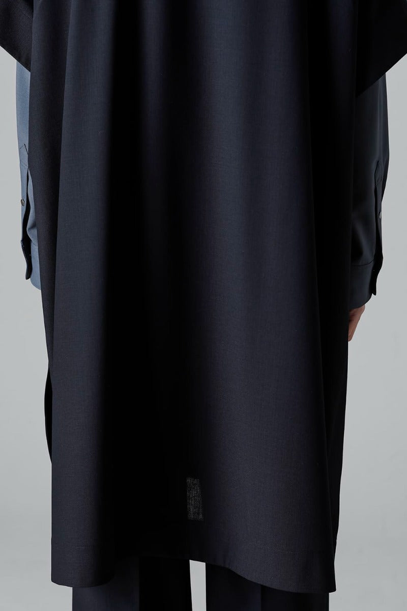 Pull Over Cape Cool Wool