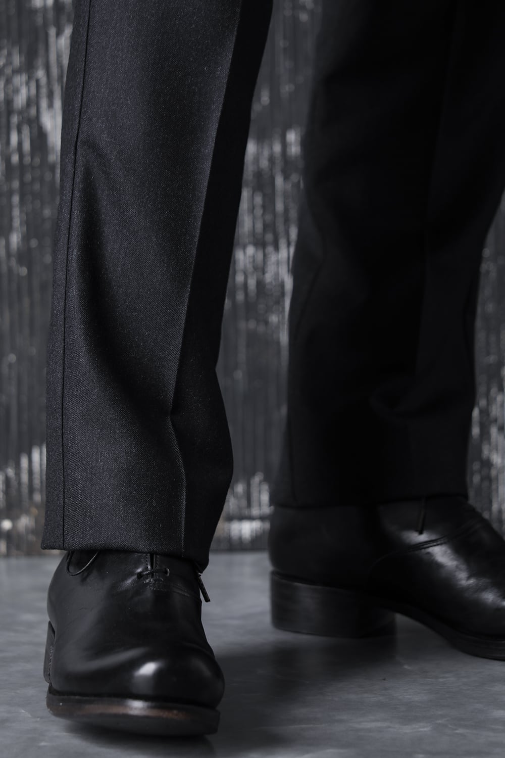 No Mulesin Wool Cashmare One Tack Slim Pants