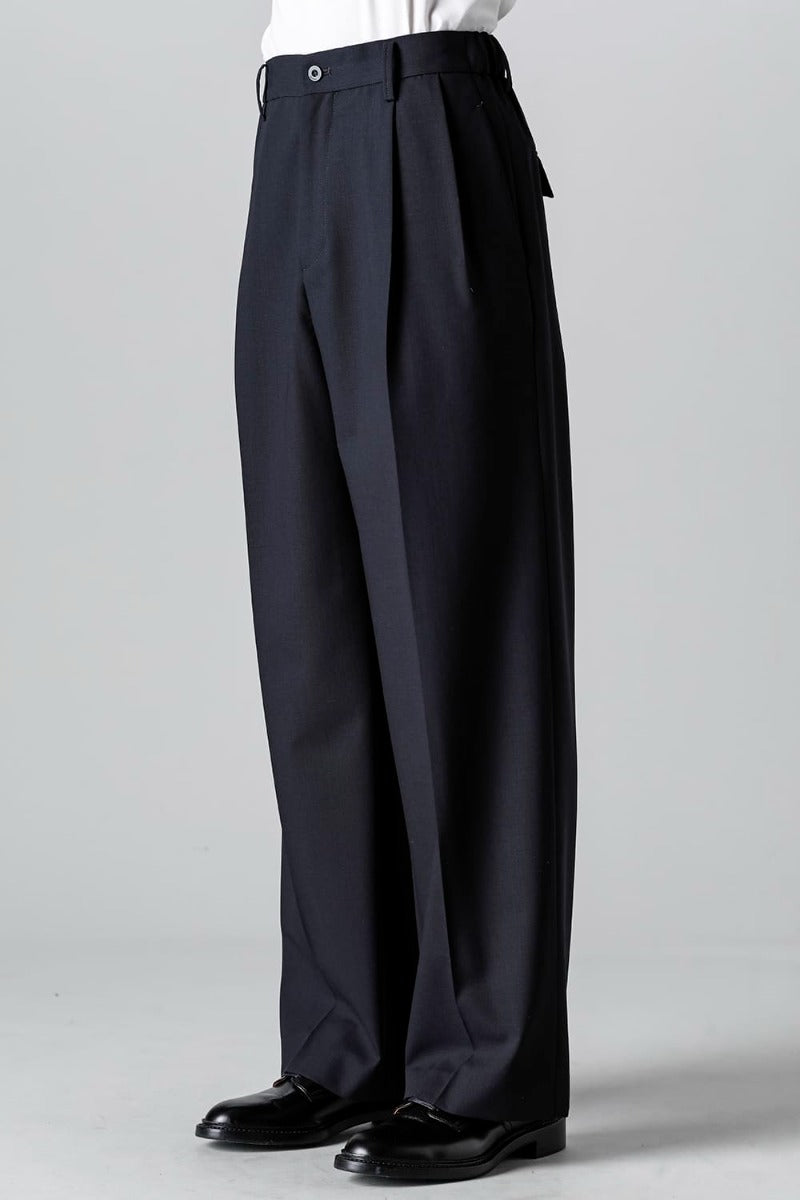 Two Tucks Wide Pants