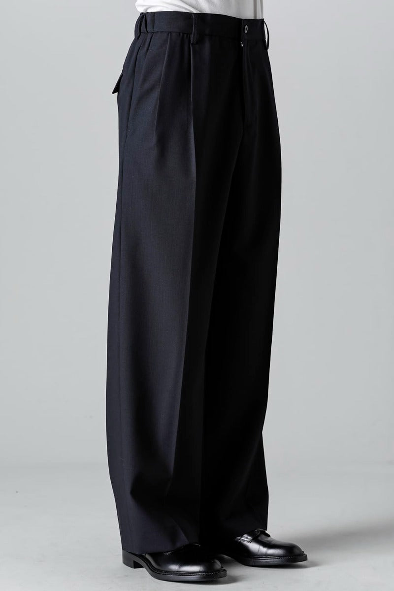 Two Tucks Wide Pants