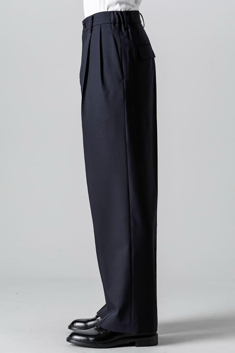 Two Tucks Wide Pants