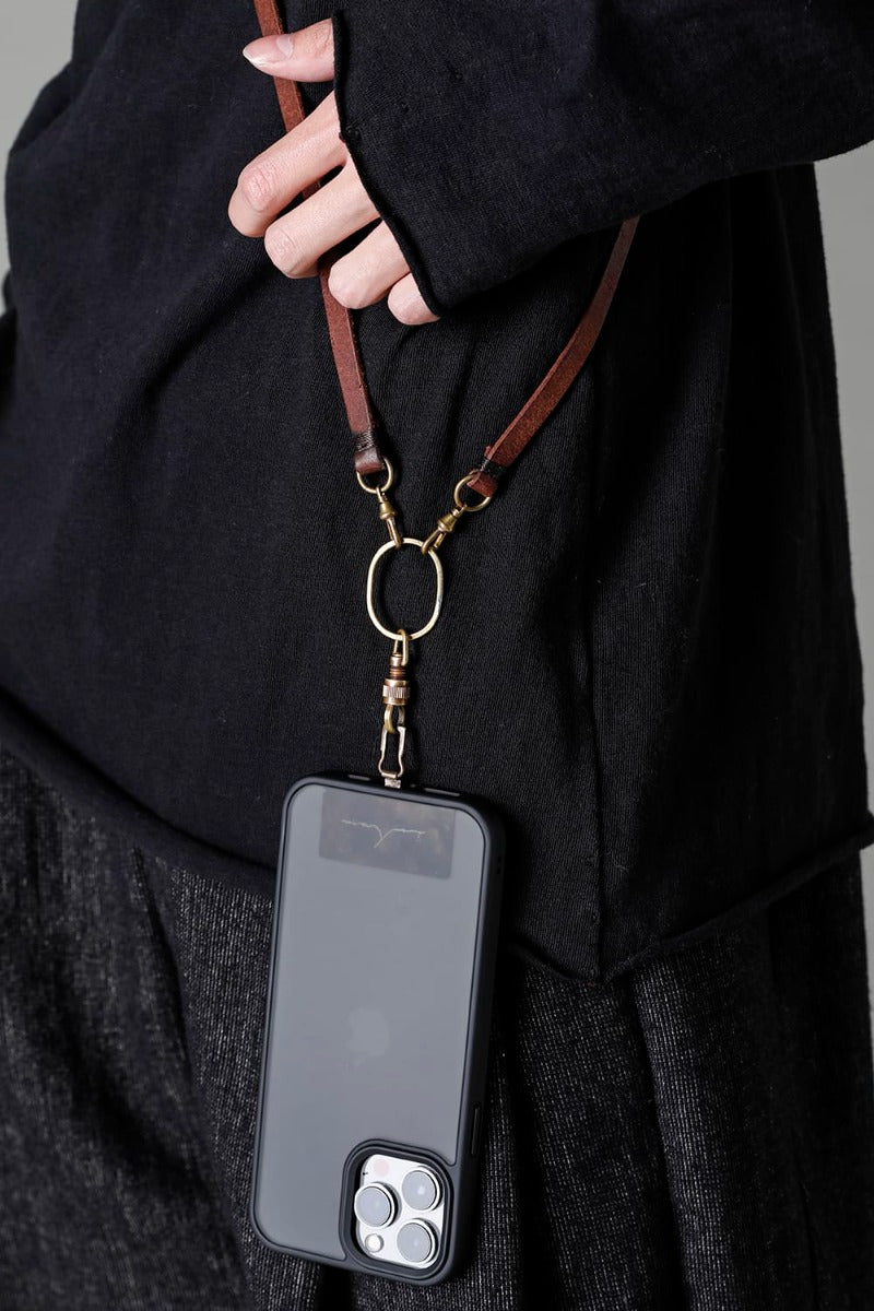 Phone strap Pueblo Leather TABACCO