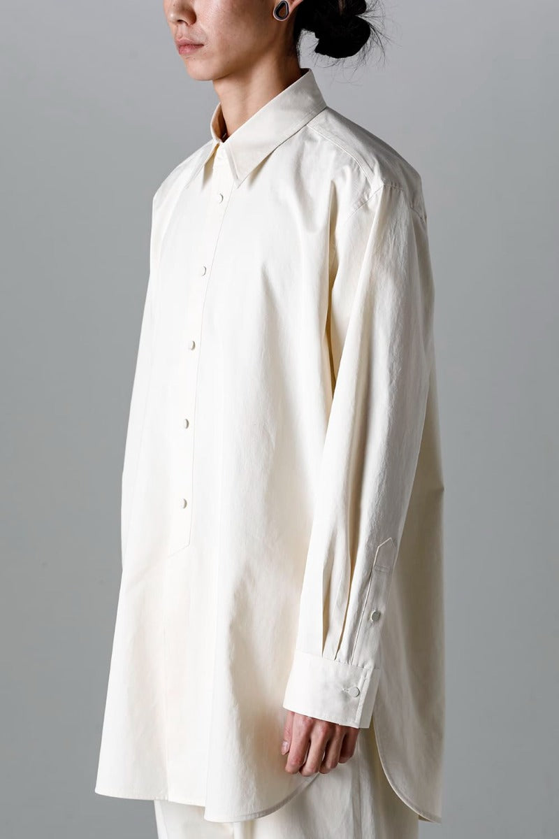 Middle Length Shirt Ivory