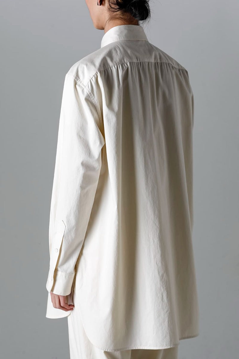 Middle Length Shirt Ivory