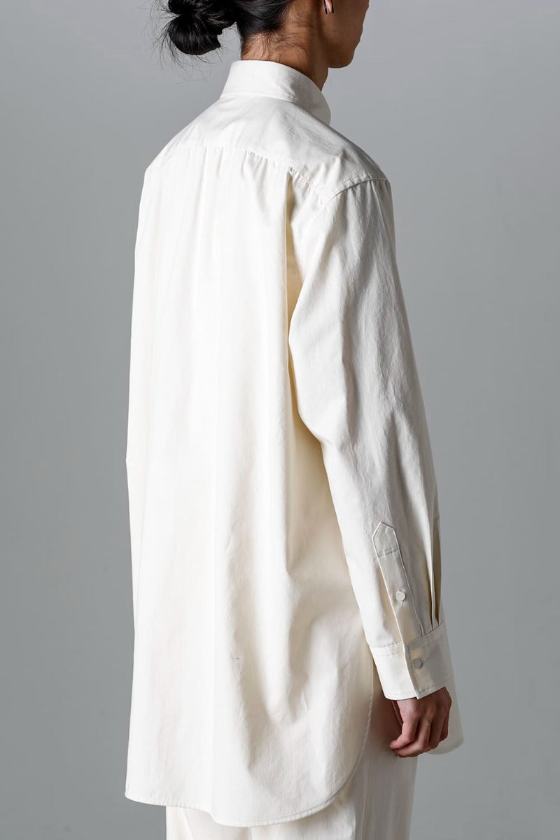 Middle Length Shirt Ivory