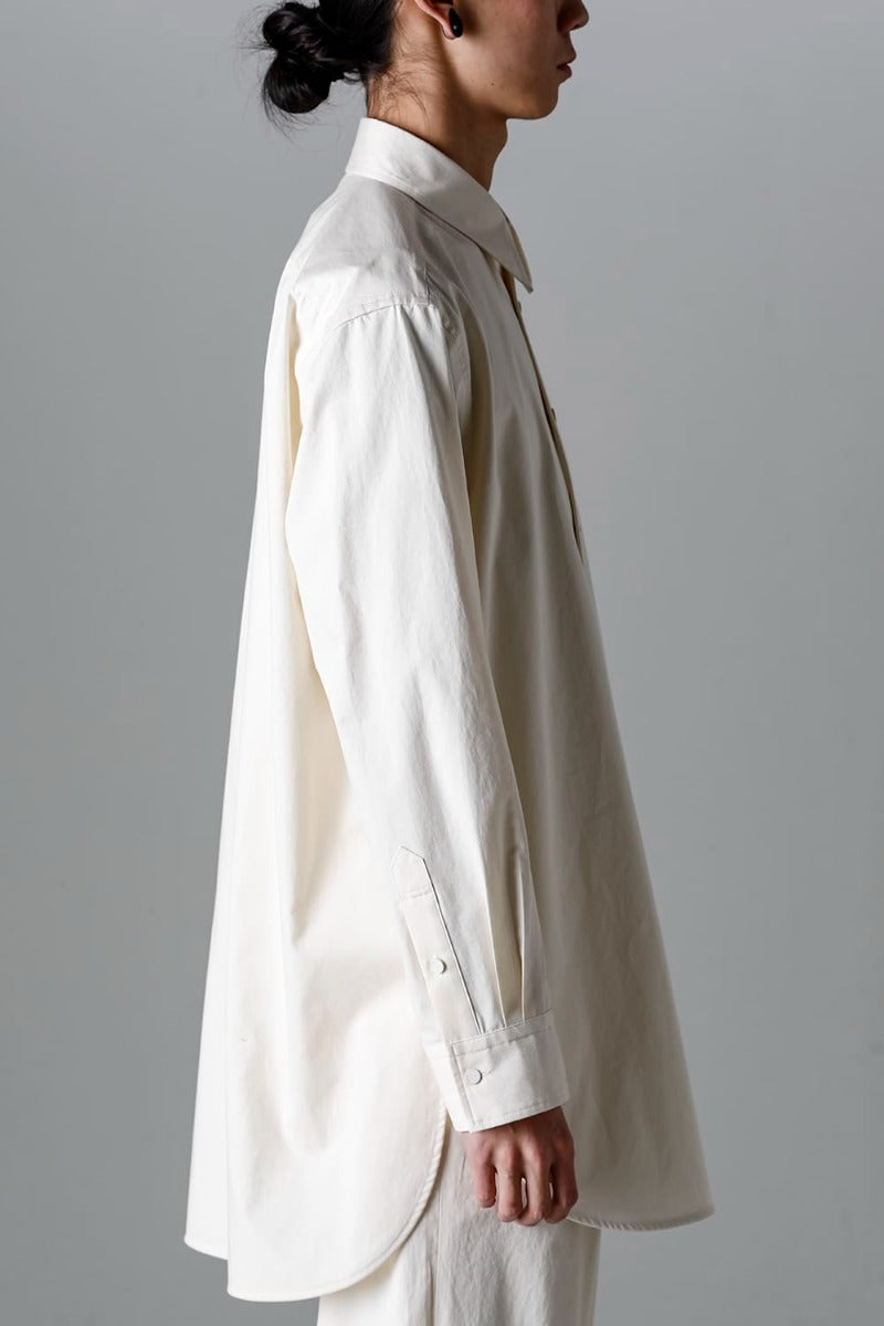 Middle Length Shirt Ivory