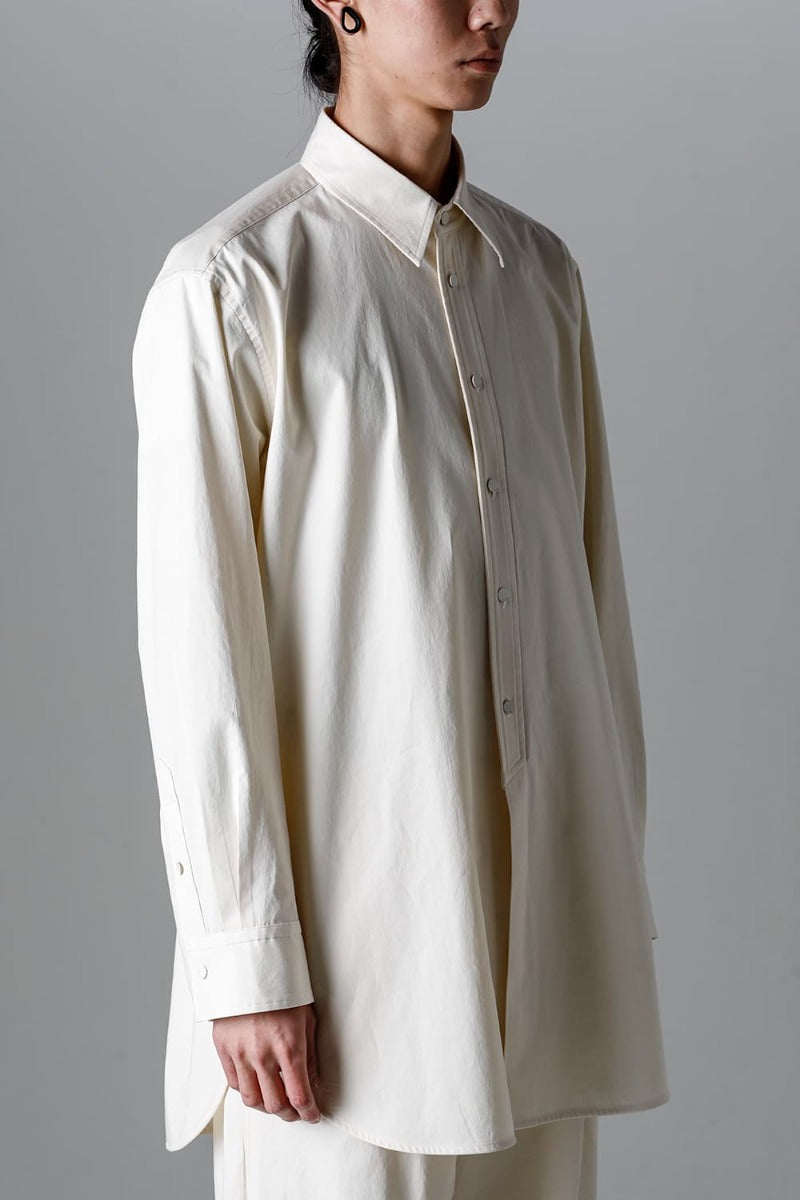 Middle Length Shirt Ivory