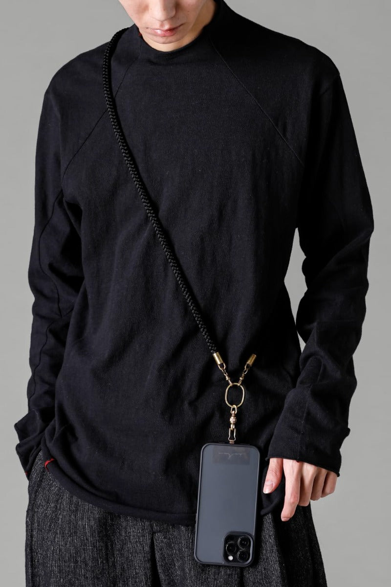 Phone strap EDO Kumi Himo Black