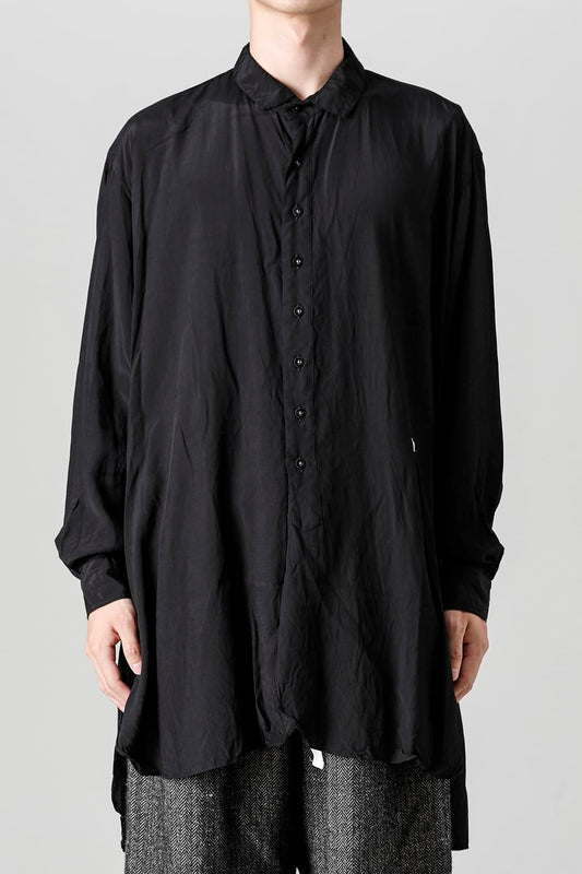 Over Sized Classic Wide Shirts Black