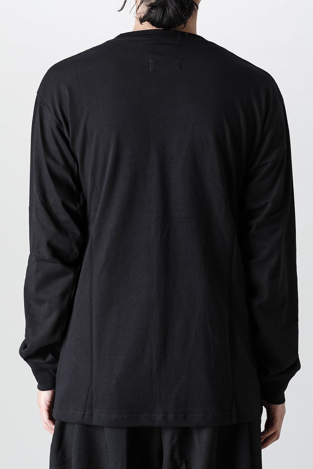 New Era × Yohji Yamamoto Front Logo print Long sleeve T-shirt