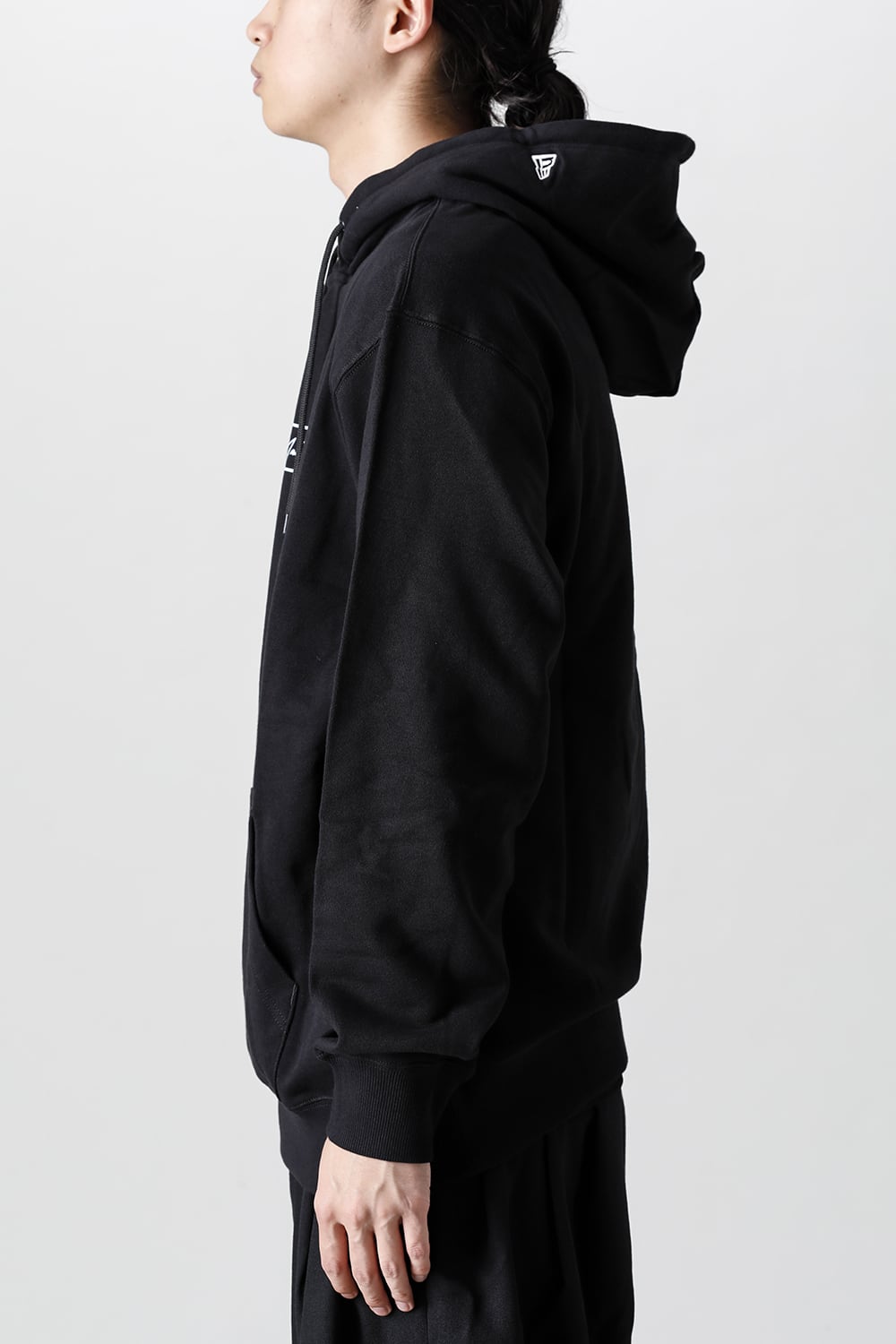New Era × Yohji Yamamoto Front Logo print Hoodie
