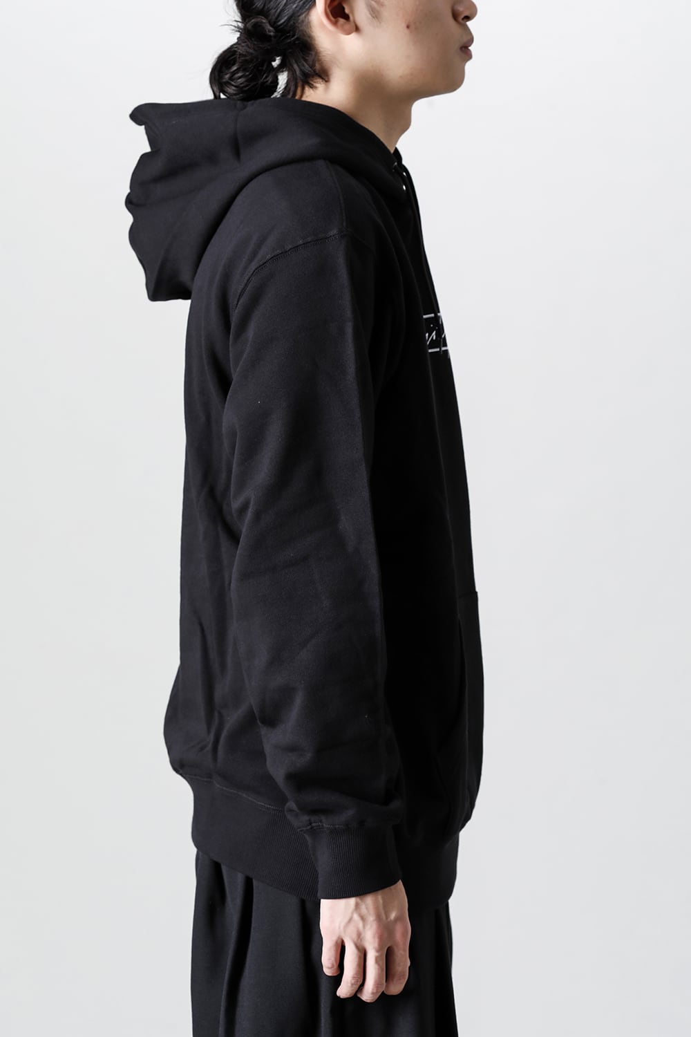 New Era × Yohji Yamamoto Front Logo print Hoodie