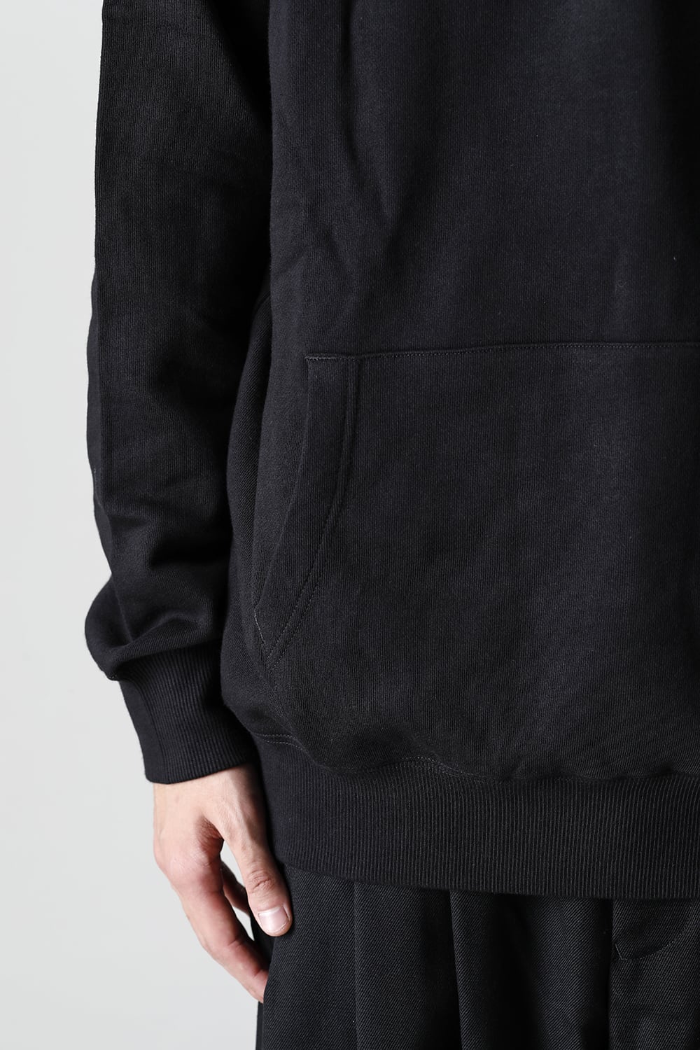 New Era × Yohji Yamamoto Front Logo print Hoodie