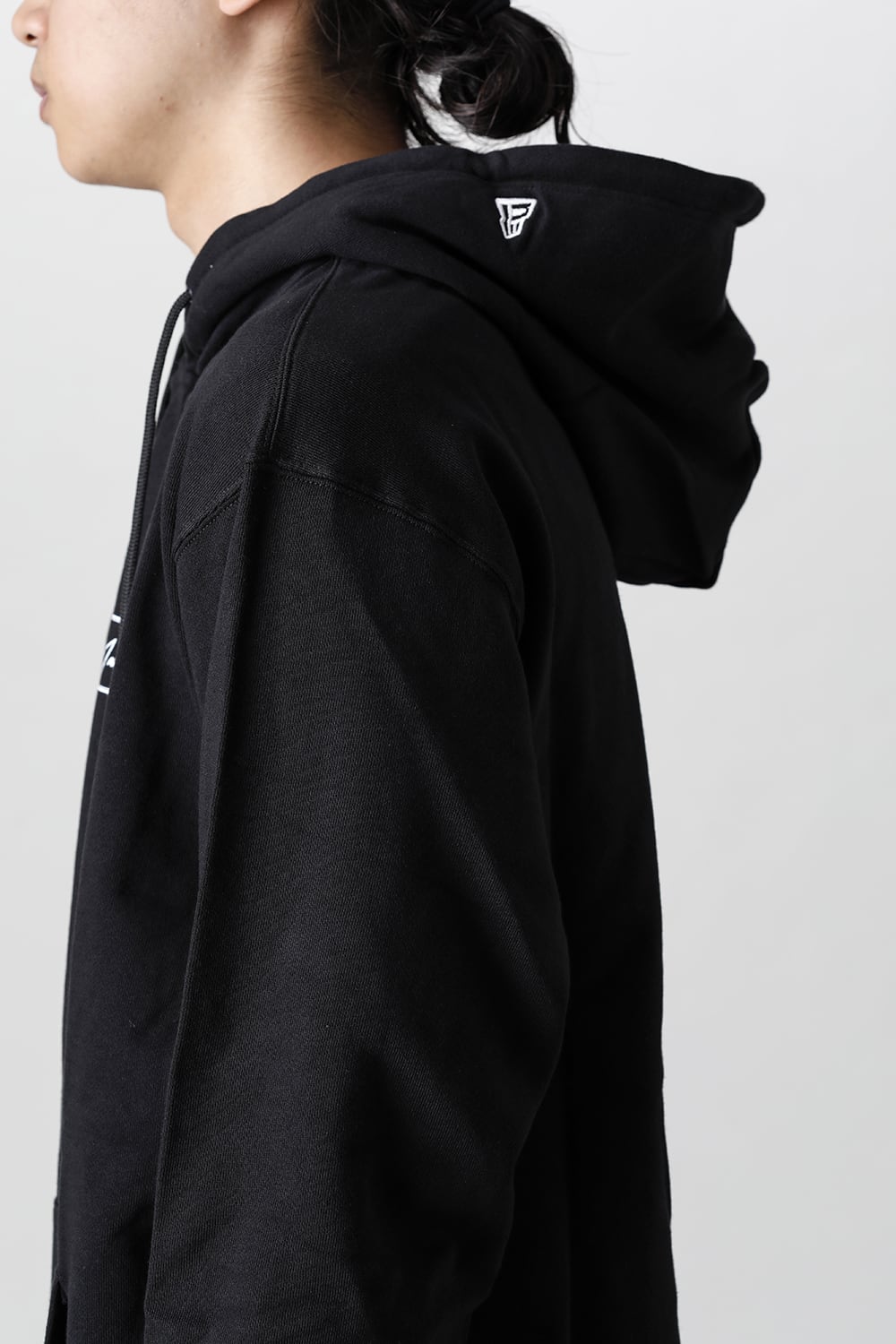 New Era × Yohji Yamamoto Front Logo print Hoodie