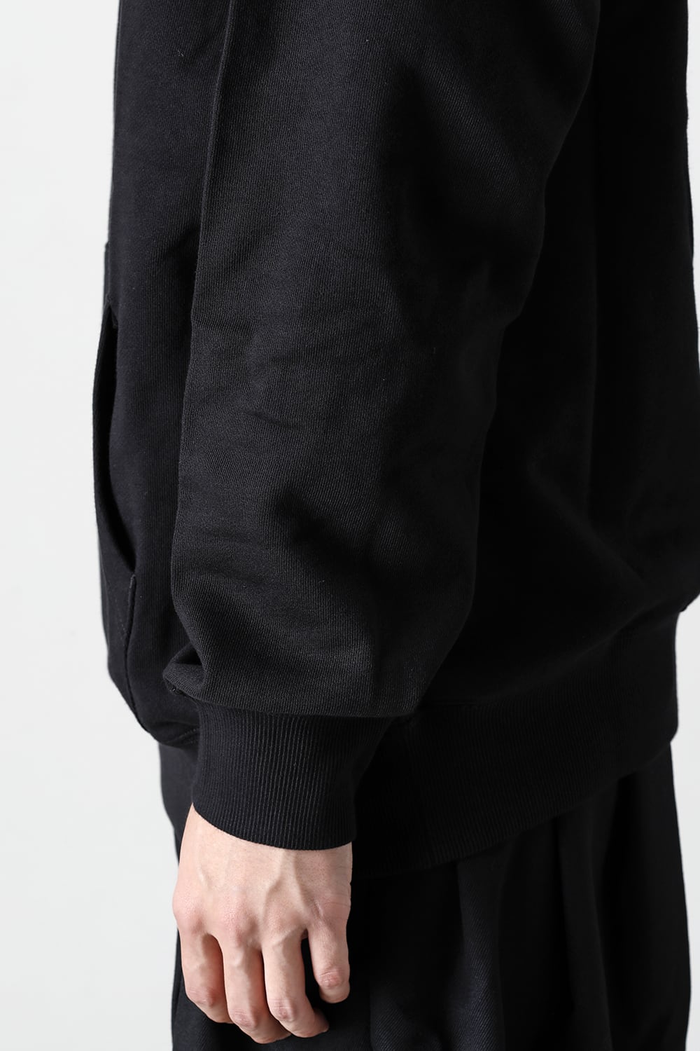 New Era × Yohji Yamamoto Front Logo print Hoodie