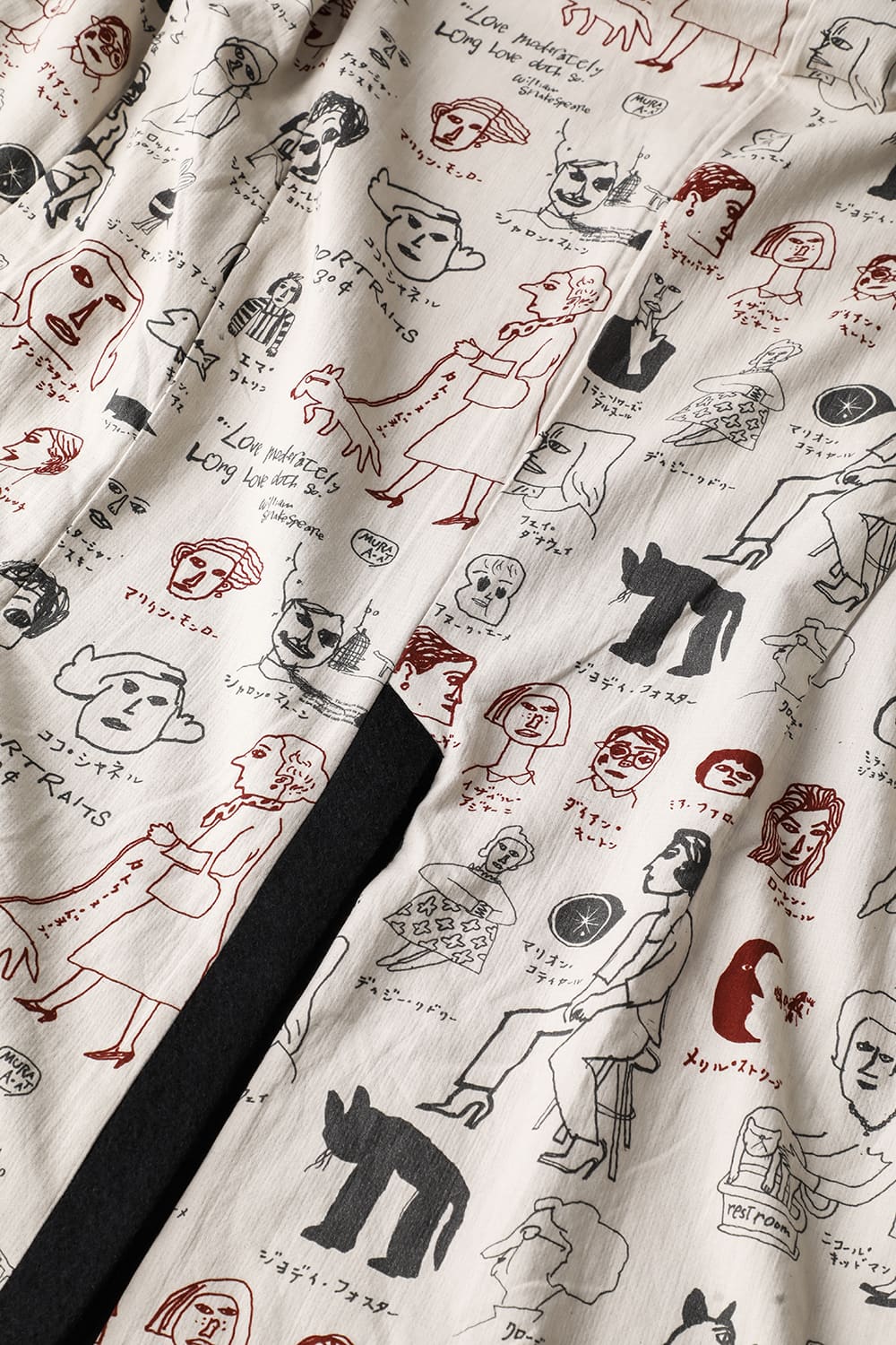 Shawl collar coat brushed cashgora