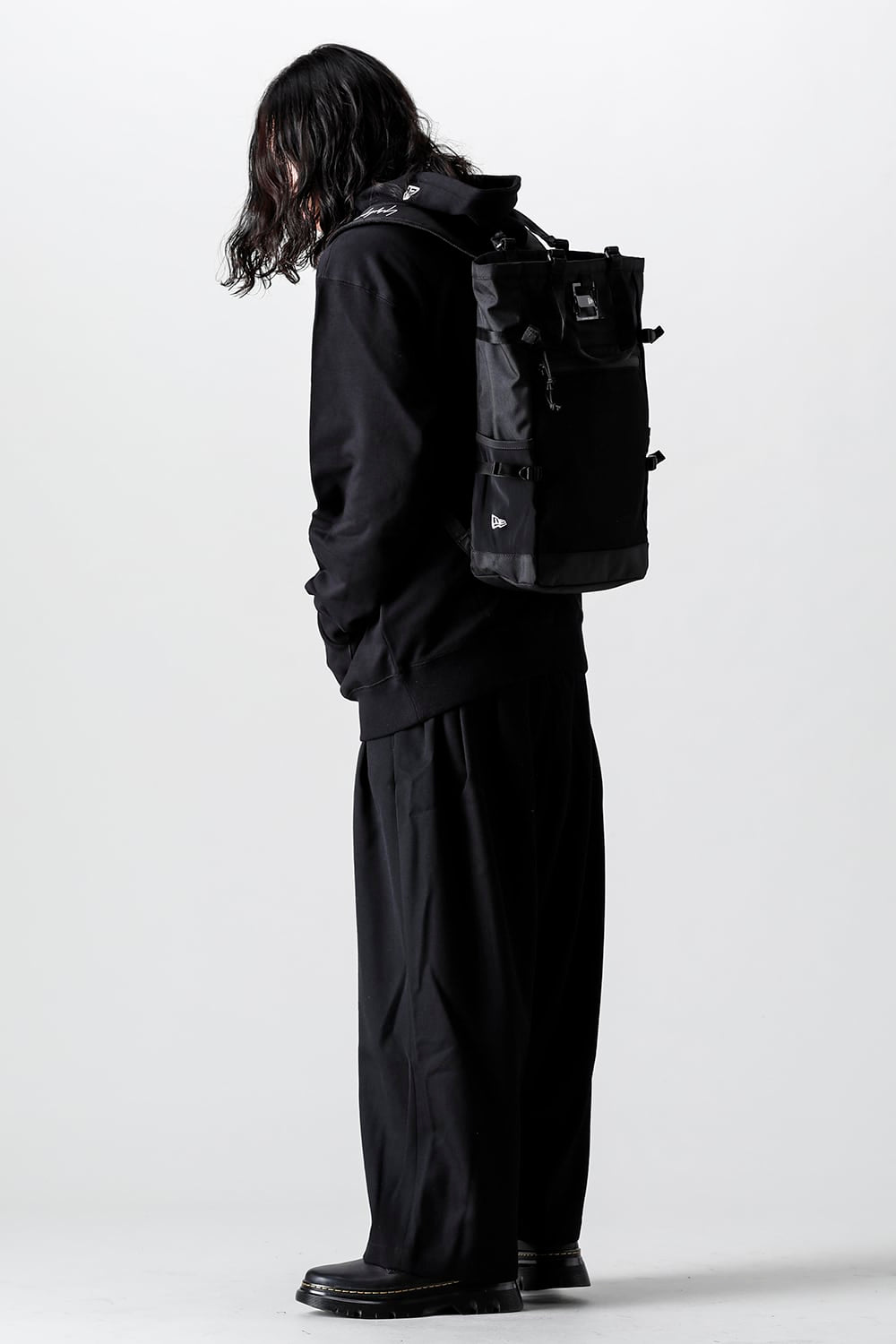 New Era × Yohji Yamamoto Exp Tote Bag YY Leather Patch