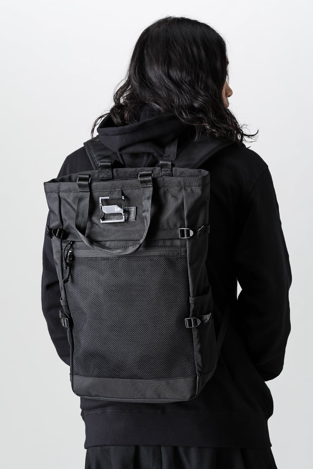 New Era × Yohji Yamamoto Exp Tote Bag YY Leather Patch