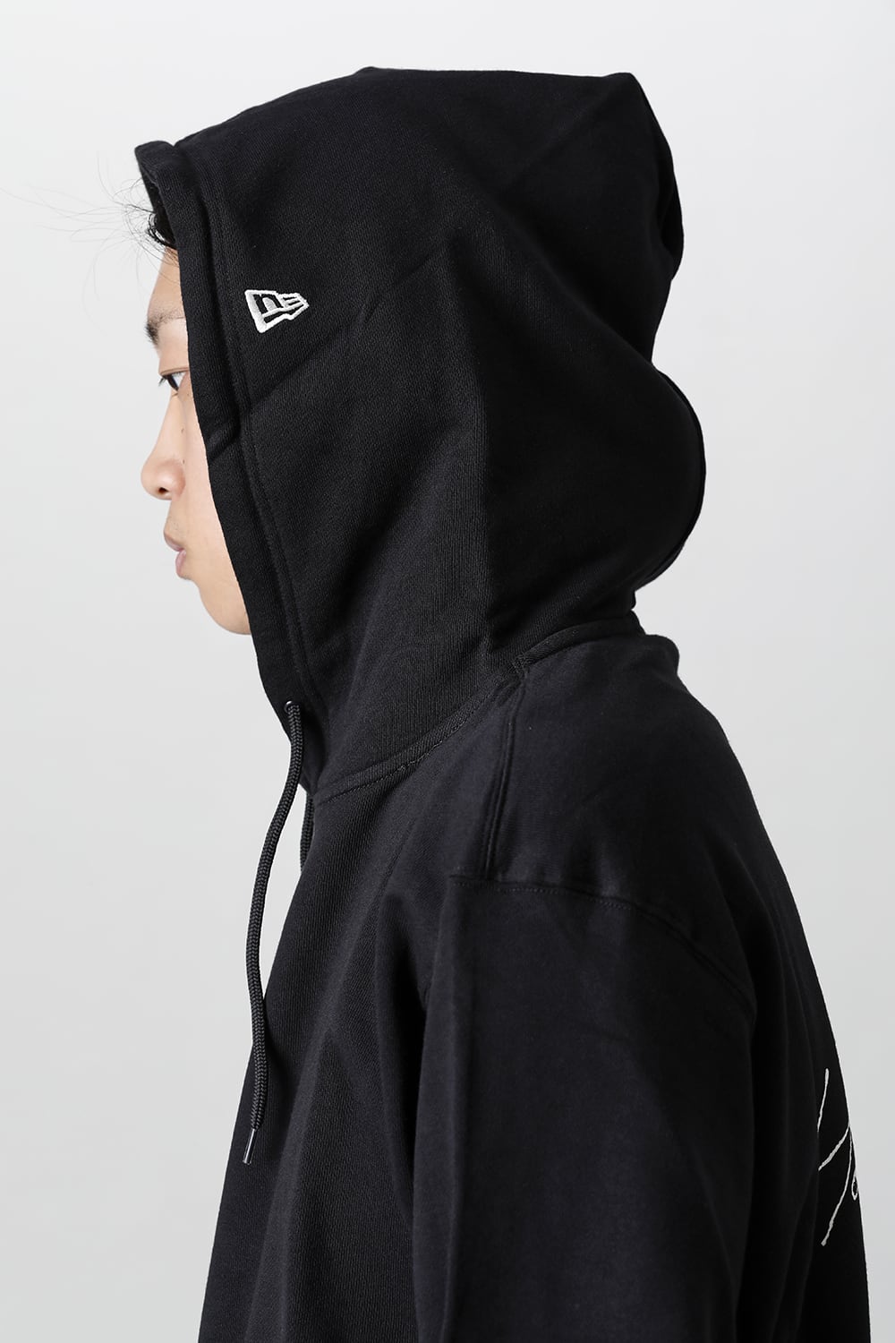 New Era × Yohji Yamamoto Back print Hoodie