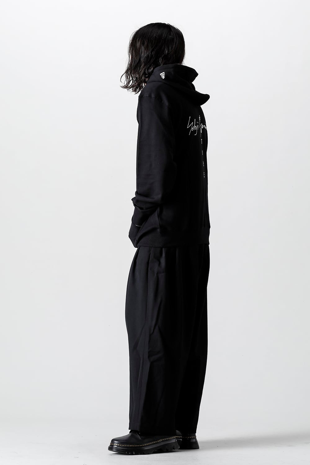 New Era × Yohji Yamamoto Back print Hoodie