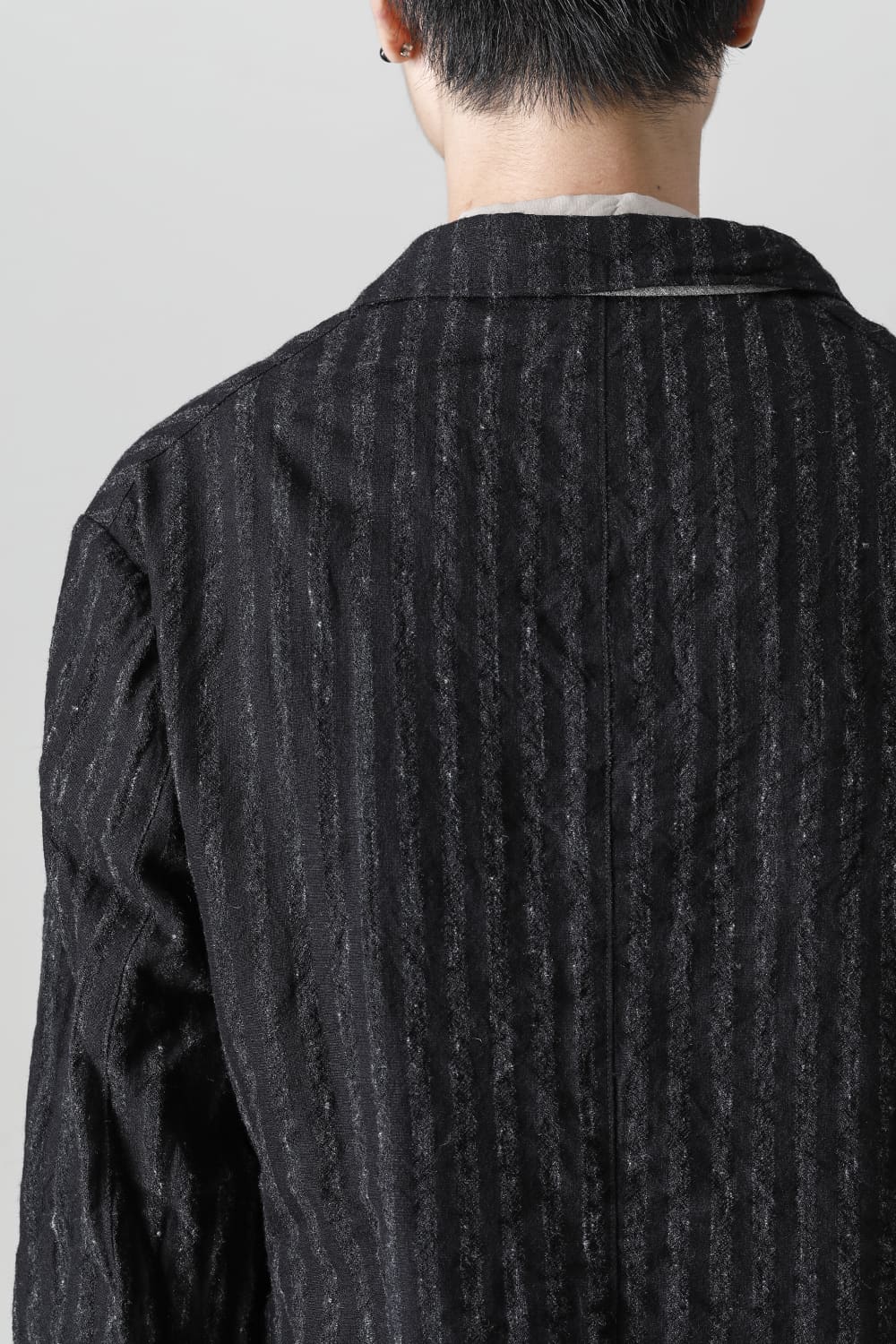 Single Layer 4pkt Blazer - Blurred Stripe