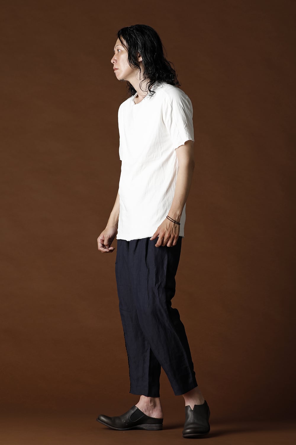 Dual-Layered Fabric Cotton T-Shirts Off White