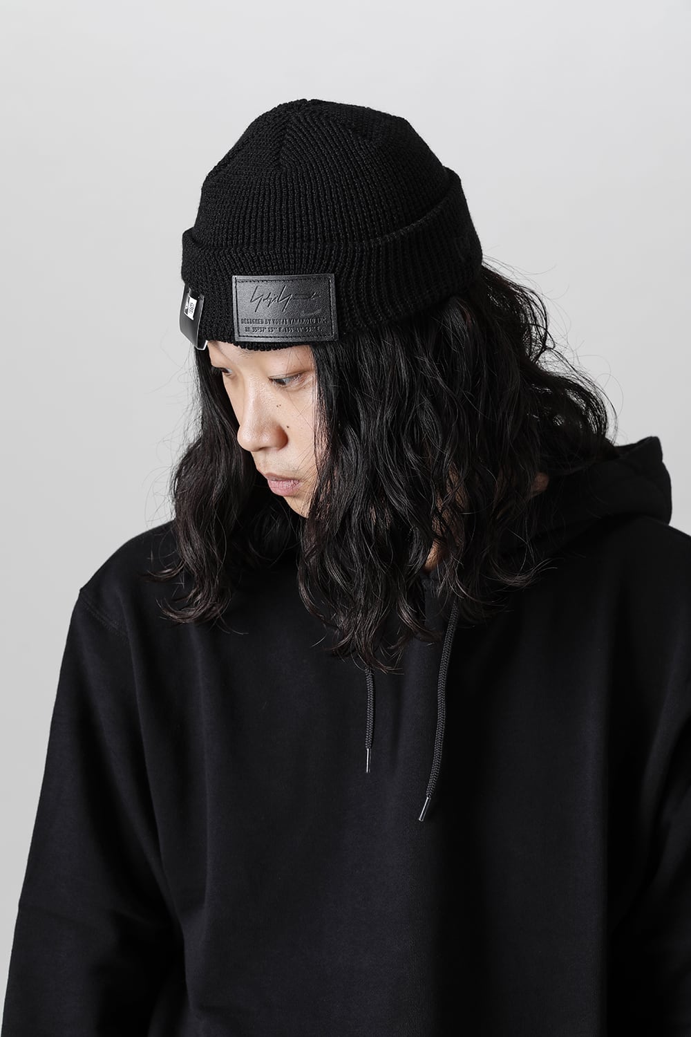 ニューエラ × ヨウジヤマモト カフワッフルニット YY レザーパッチ