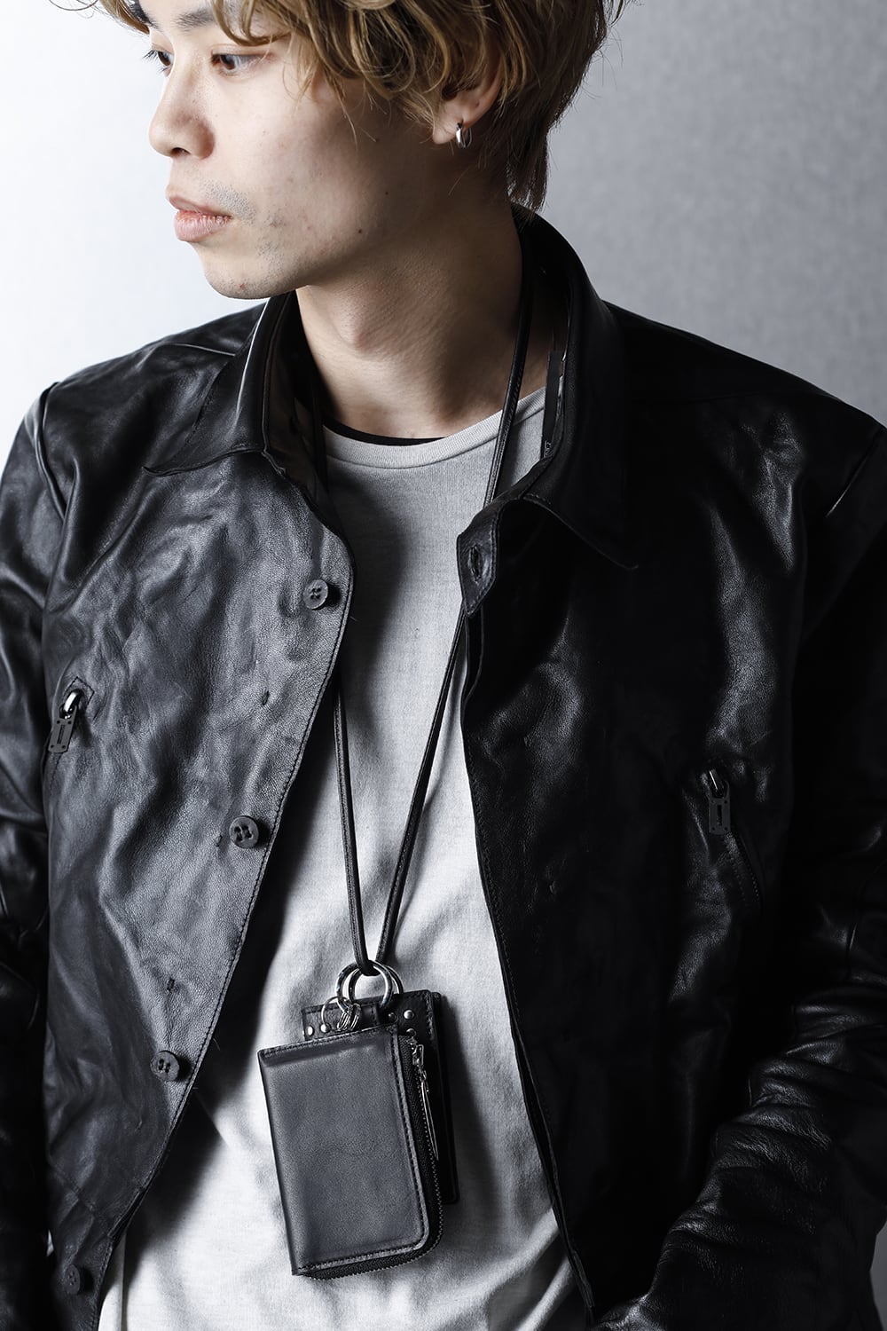 レザー ウォレット & カードケース エンプティ ハンデッド オールスタッズ