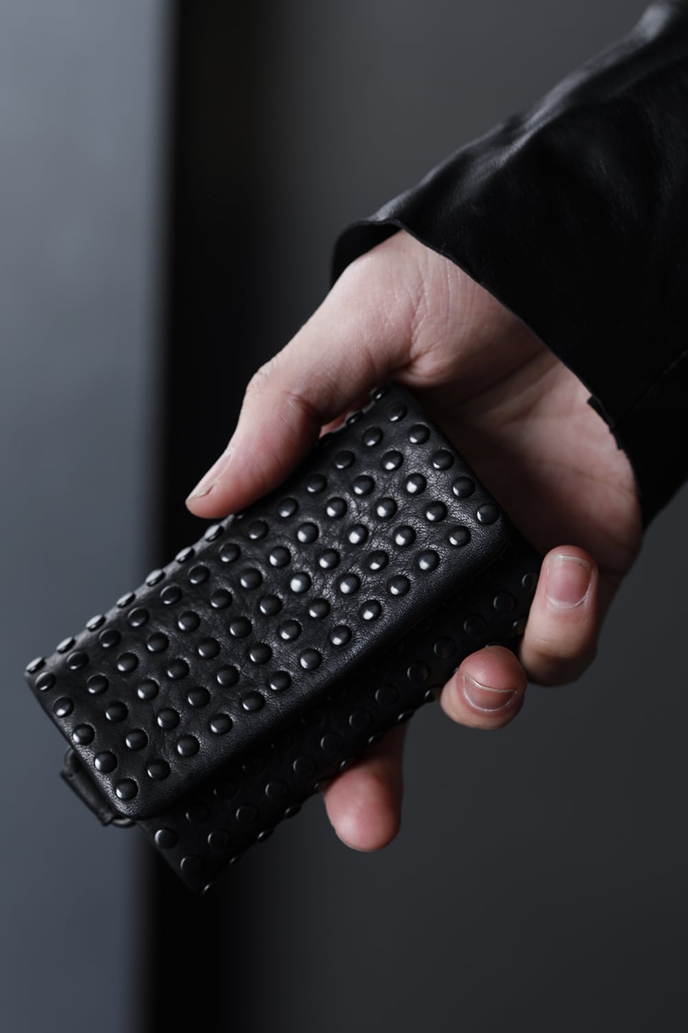 Leather key case 'all-studs' DAL