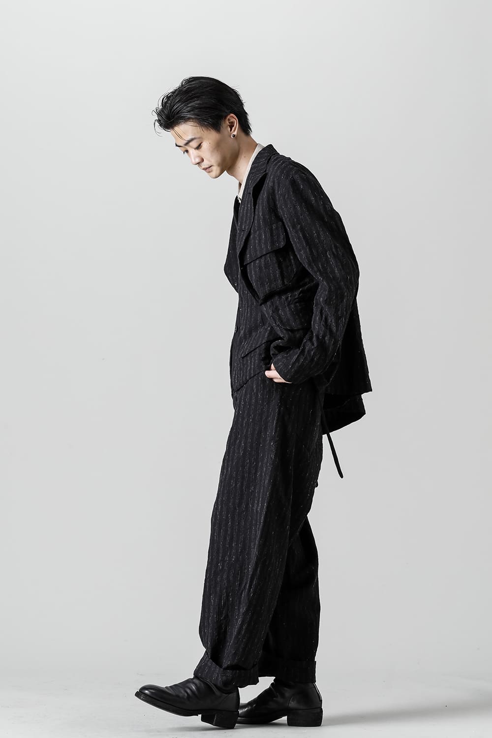 リメーク＆リサイズ コンストラクテッド トラウザーズ - ブラード