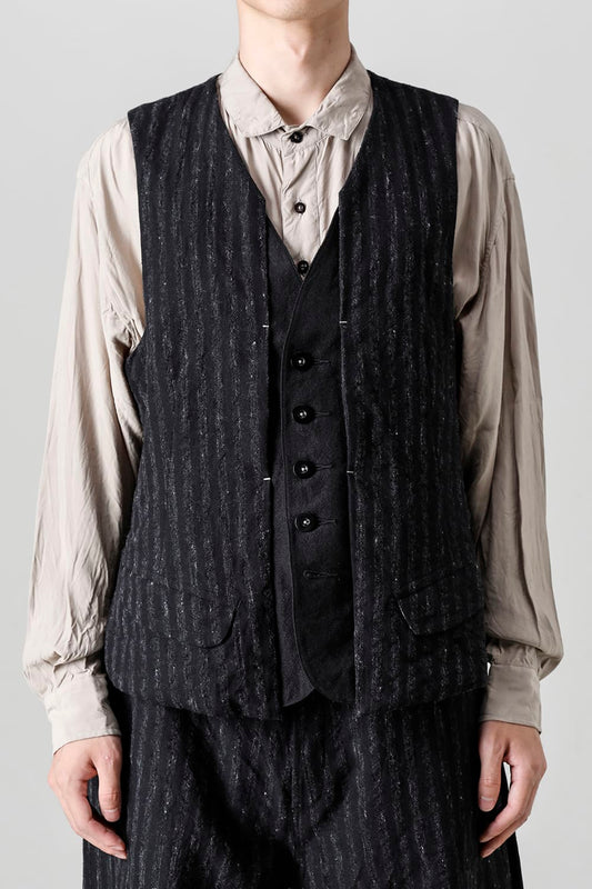 Modern Waist Coat - Blurred Stripe