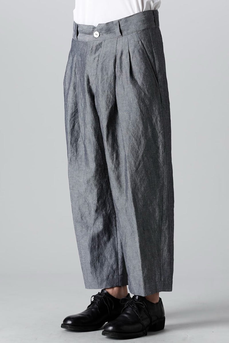 ankle：2-Tuck Wide Pants