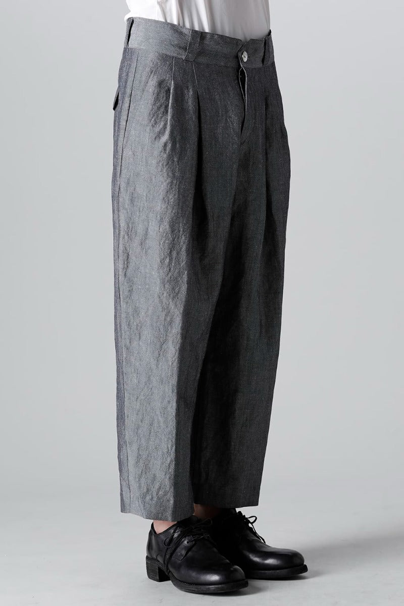 ankle：2-Tuck Wide Pants