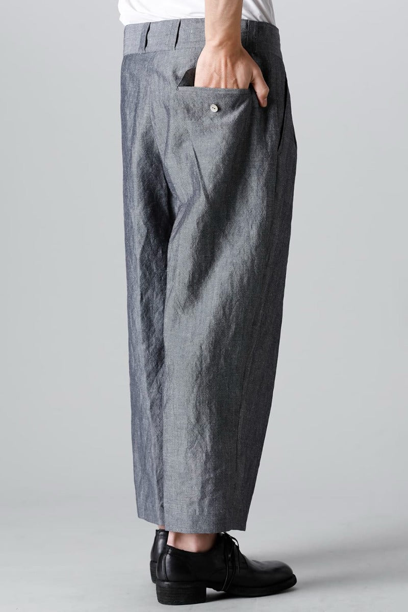 ankle：2-Tuck Wide Pants