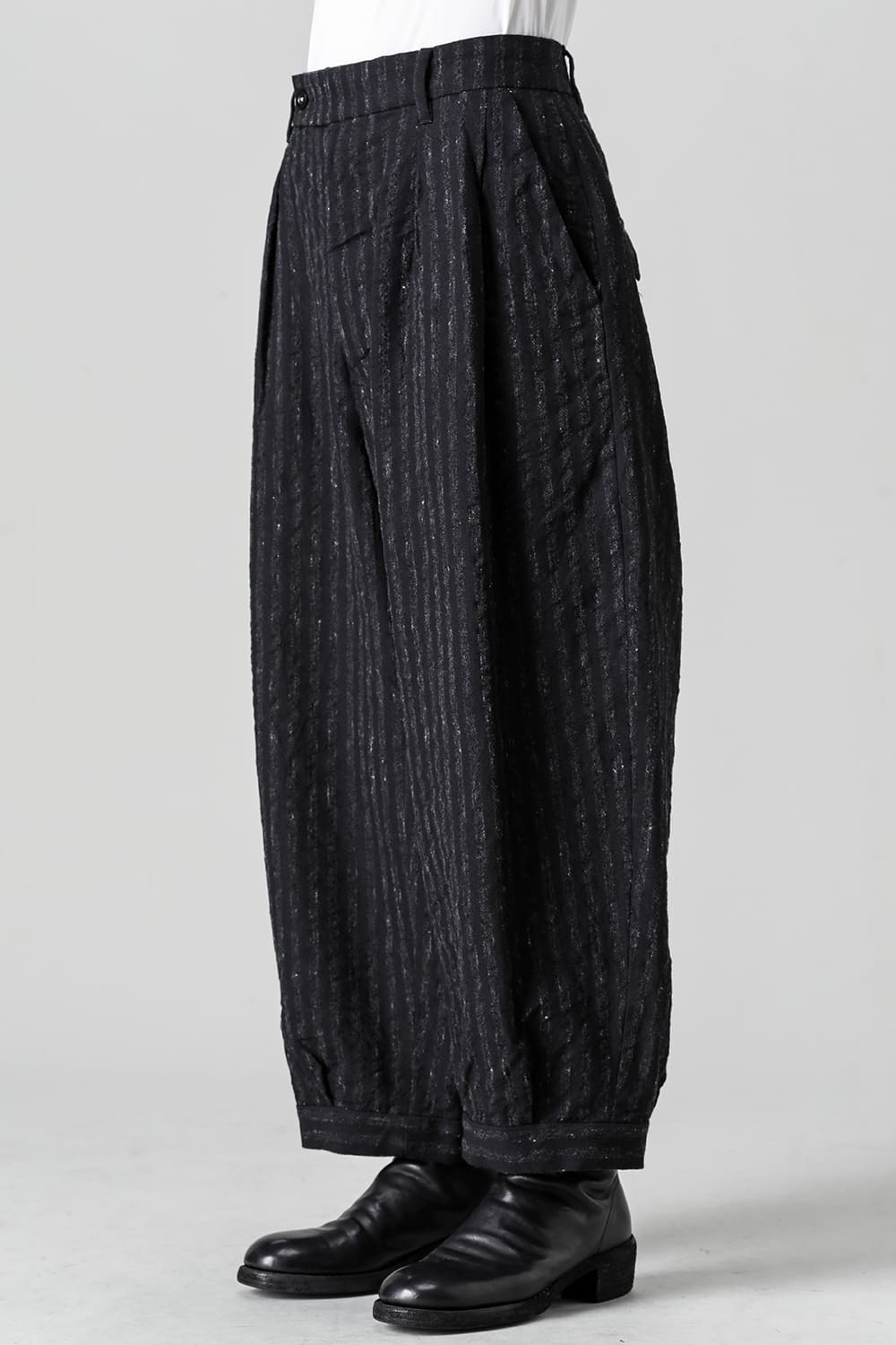 Tucked x 2 Trousers - Blurred Stripe