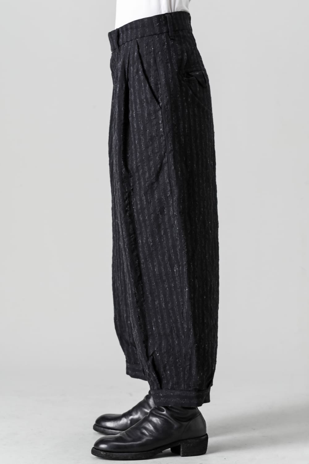 Tucked x 2 Trousers - Blurred Stripe