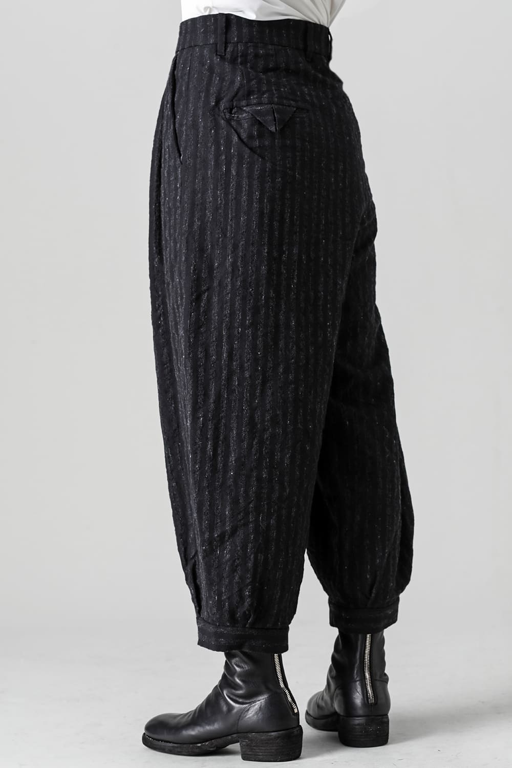 Tucked x 2 Trousers - Blurred Stripe