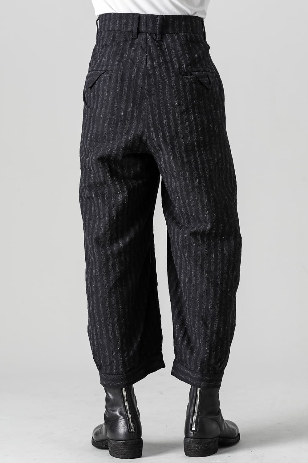 Tucked x 2 Trousers - Blurred Stripe