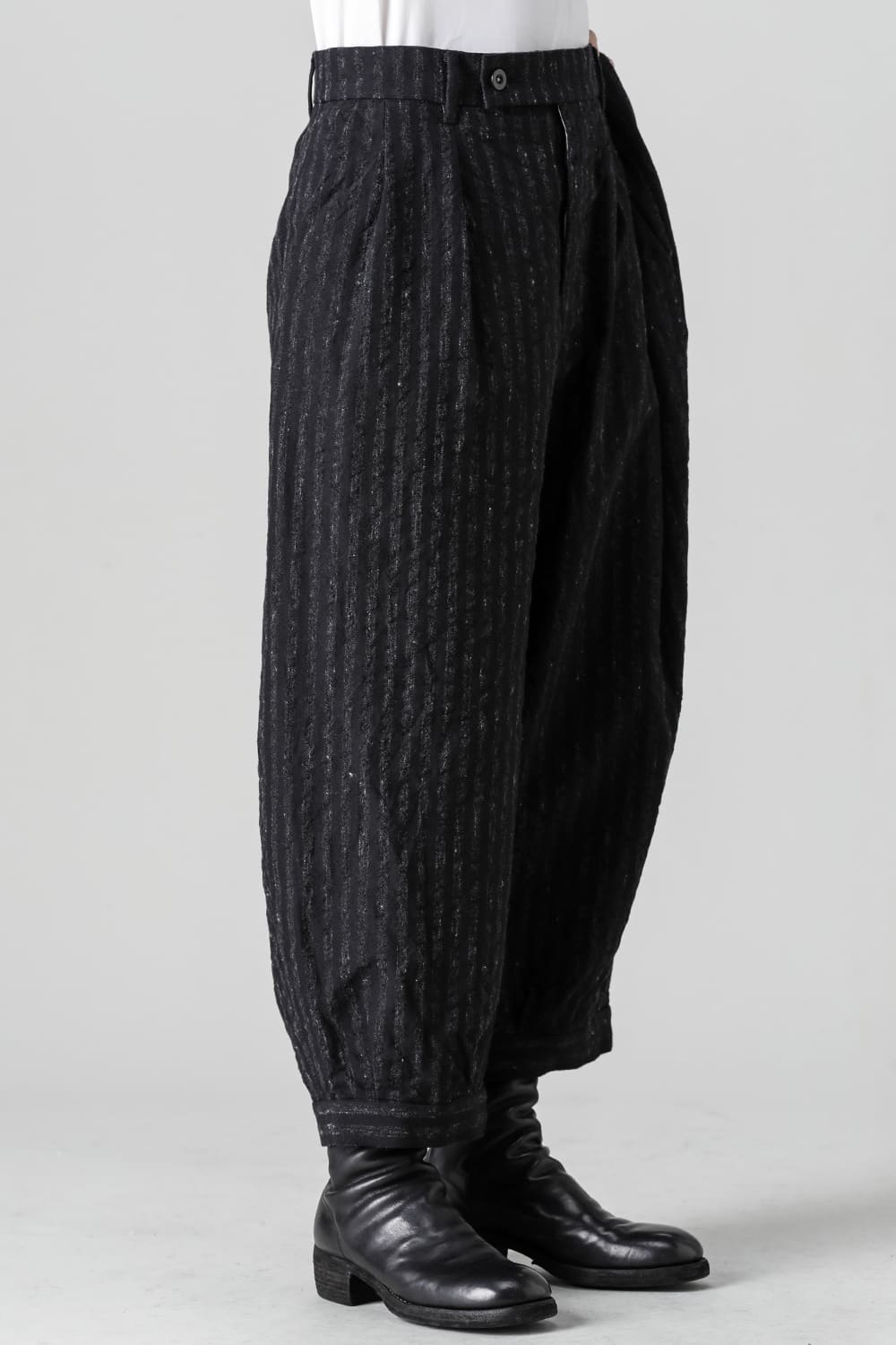 Tucked x 2 Trousers - Blurred Stripe