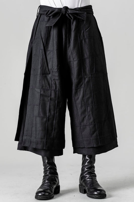 Layered Folklore Trousers - Cross Stitched