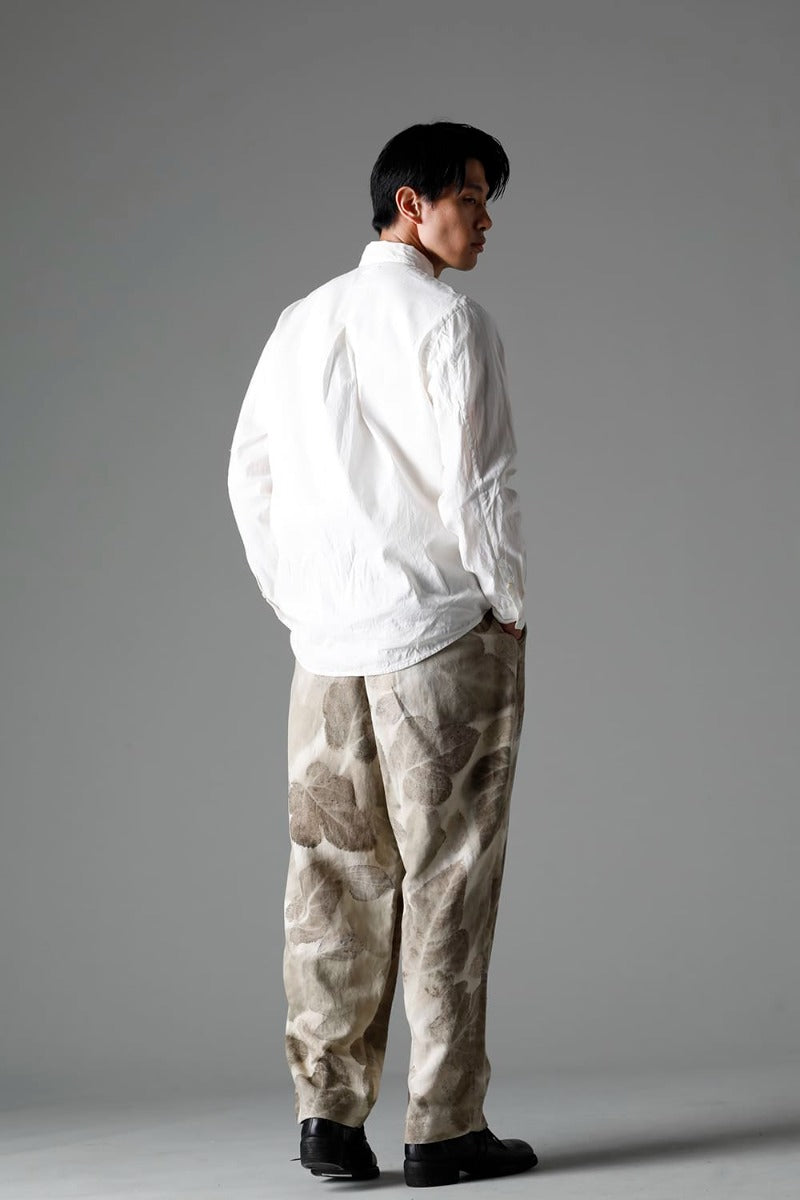 villa：Wide Easy Pants (Leaf Print)